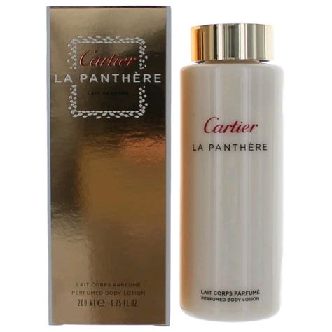 cartier la panthere perfumed body lotion|cartier body cream.